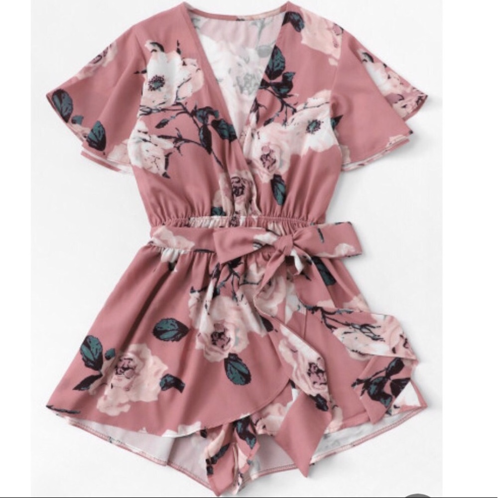 A floral romper